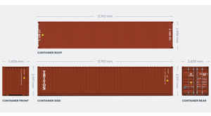 40ft Dry Containers for Rent