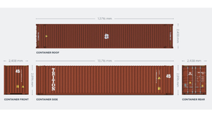 45ft High Cube Containers for Rent