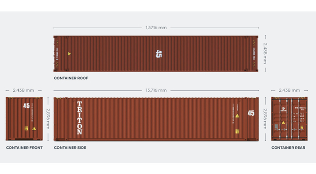 45ft High Cube Containers for Rent